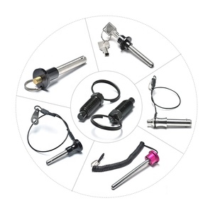 Paslanmaz çelik ve karbon çelik bahar Cotter dübel Clevis Lynch hızlı bırakma pimleri Indexing Spring topu Pin piston - Product Image 1