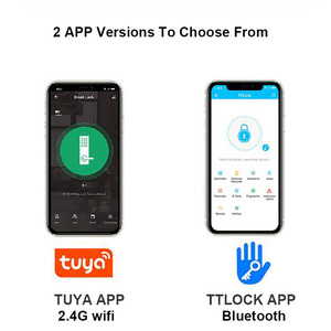 TUYA SMART ODER TTLOCK APP Control Elektronisches Griffs chloss Cerradura Inteli gente Finger abdruck Smar Türschloss - Product Image 3