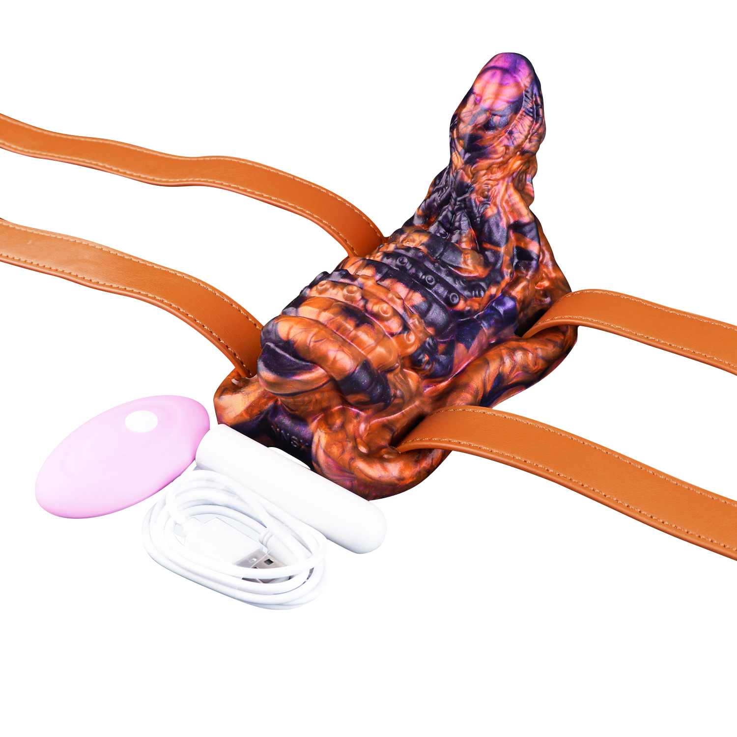 Vibrateurs + Ceinture-Orange