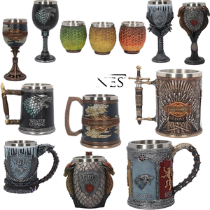 Ly rượu Whisky và ly rượu vang bằng thép không gỉ Game of Thrones làm quà tặng cho đám cưới, Giáng sinh, Halloween, lễ tốt nghiệp và Lễ Phục Sinh - Product Image 5