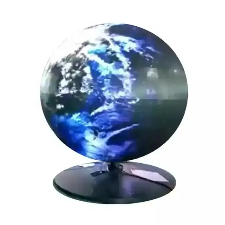 P2 P2.5 circolare Curv Round Ball modulo morbido flessibile schermo di testo a Led schermo di visualizzazione sferico a Led