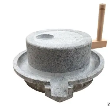 Molino de molienda de piedra pequeña tipo tradicional, uso doméstico, precio para molienda de harina de sésamo de maíz, trigo
