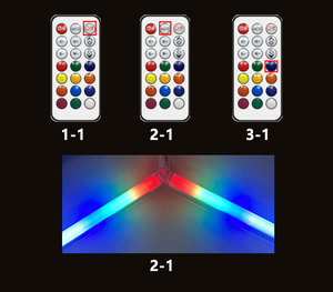 Fernbedienung Hot Selling RGB Sechseck Beleuchtung LED Arbeits licht LED RGB Waben licht