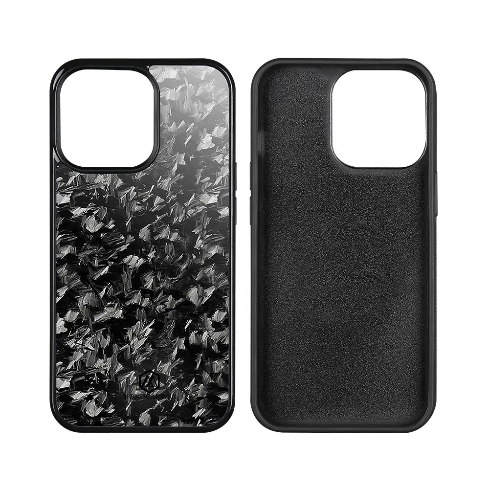 Bán Hot chống sốc bền bóng đen sợi carbon trường hợp điện thoại cho mới nhất iPhone trường hợp 12 13 14 15