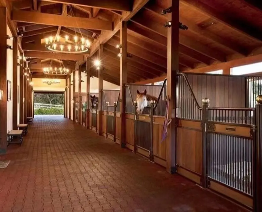 European equestrian horse box steel stable doors horse barn