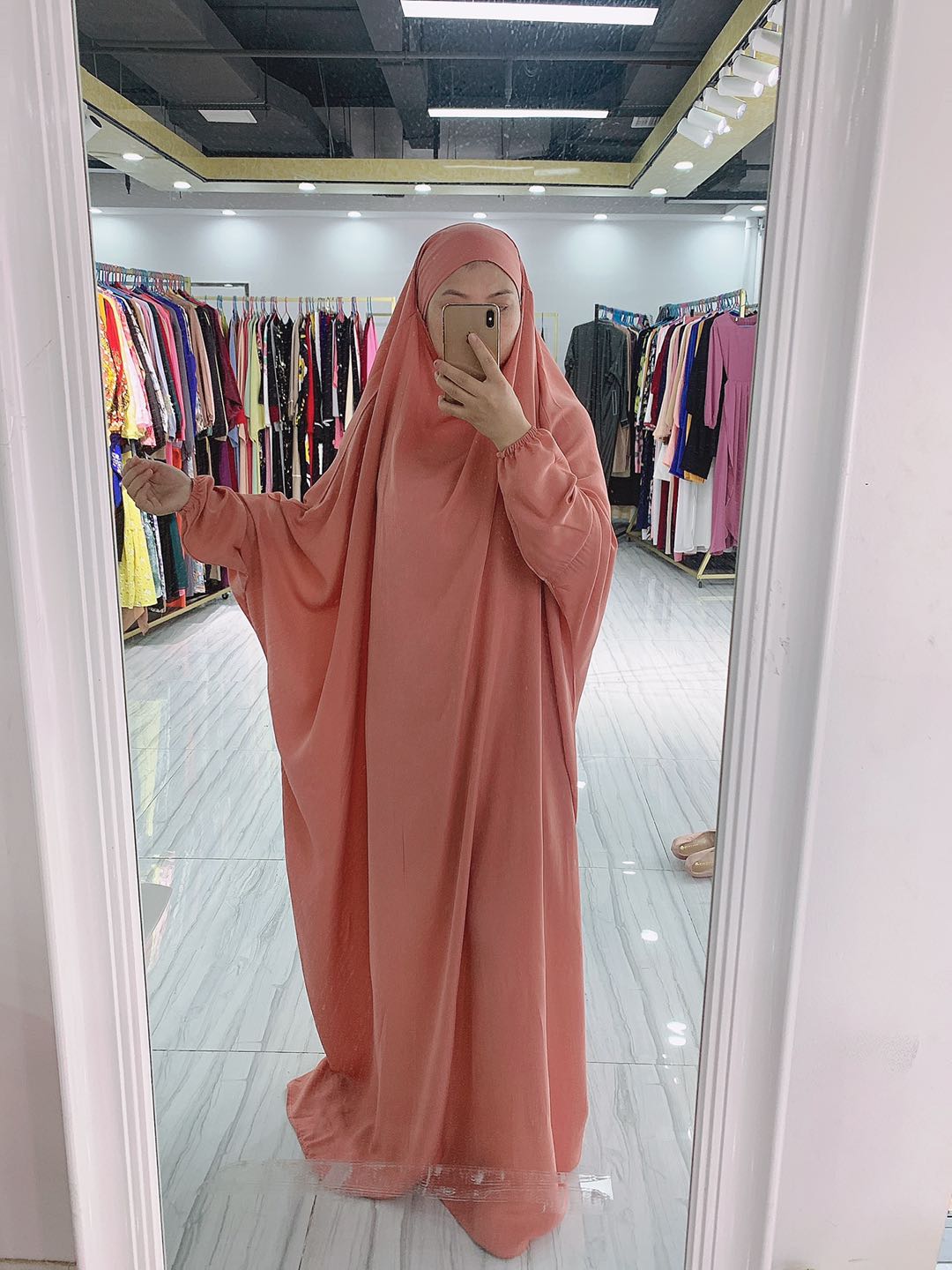 Hot selling women Plus size Modest Khimar Hijab Abaya Jilbab Muslim Clothing Prayer Abaya