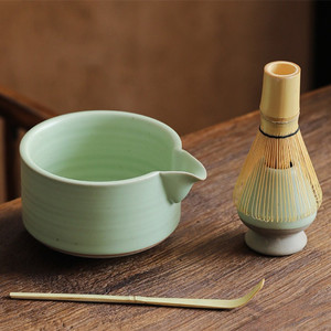 Matcha Kit Set Whisk và bát với vòi Đo muỗng Nhật Bản Trà làm công cụ - Product Image 1