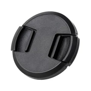 Yeni yüksek kalite 40.5 49 52 55 58 62 67 72 77 82mm merkezi tutam Snap-on kapatma başlığı Canon Pentax Nikon DSLR kamera Lens için