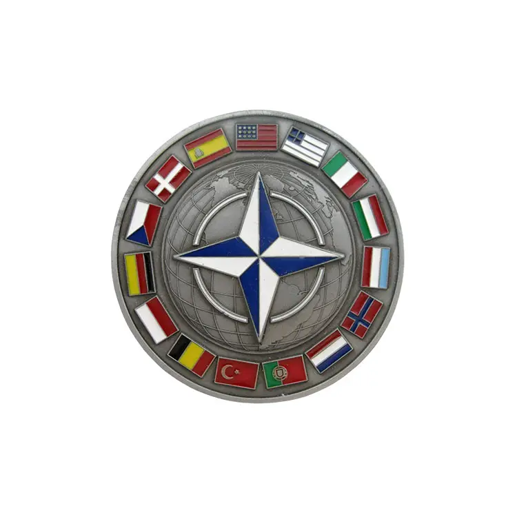 Produttore Souvenir The United Nations North Atlantic treatment Organization Nato Challenge Coin Custom Challenge Coins Nato