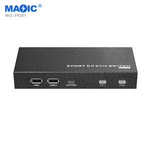 2 Port 2 in <strong>1</strong> Out DP <strong>KVM</strong> Switcher 4k 60hz Displayport USB <strong>KVM</strong> <strong>Switch</strong> for Monitor