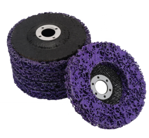 Đĩa mài Poly Strip đen 115 mm, bánh mài tẩy màu tím dùng cho máy mài góc, làm sạch sơn, gỉ sét - Product Image 6