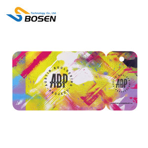 Benutzer definierte Mitgliedschaft Belohnung Combo-Karte Trennen Sie Barcode-Tag Kunststoff PVC Geschenk karte - Product Image 2