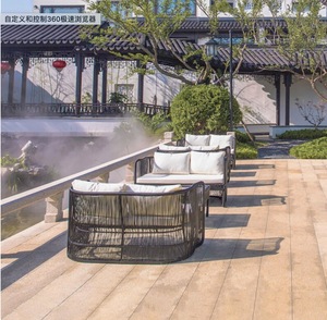 Outdoor Leisure Courtyard <strong>Rattan</strong> Wicker Table and Chairs Villa Terrace <strong>Garden</strong> High-end <strong>Rattan</strong> Chair for Baclony - Product Image 3