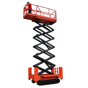 O móbil automotor do elevador automotor da esteira 6m 2400kg Scissor a plataforma elevatória