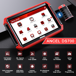 <strong>2025</strong> ANCEL DS700 Bidirectional Scanner Brand New Car Key <strong>Programming</strong> Tool for Bluetooth 34+ System Reset Services Diagnostic Too