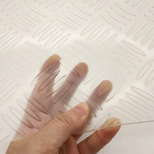 Kaymaz şeffaf <span class=keywords><strong>PVC</strong></span> Mat beş 5 Bar garaj şeffaf Checker döşeme plastik levhalar
