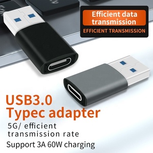 USB 3.0タイプCメスからUSBへオスアダプタUSBC充電データコンバータ携帯電話AC出力 - Product Image 2