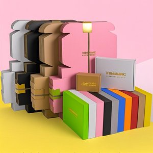 12x9x2 Inches Corrugated Mailer <strong>Box</strong> Flat Shipping <strong>Box</strong> for Posters and Documents - Product Image 2