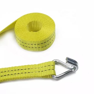 High Quality <strong>1.5</strong>&quot; Yellow Ratchet Doukle with <strong>Double</strong> <strong>J</strong> <strong>Hook</strong> for Cargo Control - Product Image 5