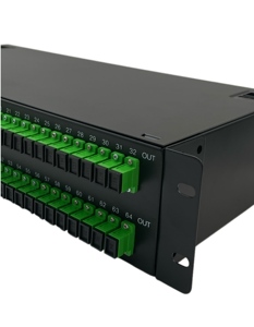 Rack montage 19 Zoll 1x6 4SC/APC Glasfaser verteiler Anschluss dose Glasfaser-Strom verteilungs netz - Product Image 3