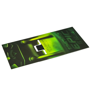 Fabrika özel 16GB OTG USB bellek Web anahtar Flyer klipsli yeni plastik anahtar USB kağıt kartı tam renkler baskı kaynağı promosyon - Product Image 5
