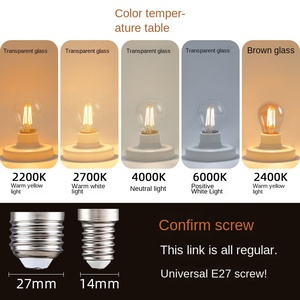 בציר ישר filament הוביל הנורה g95 מנורת