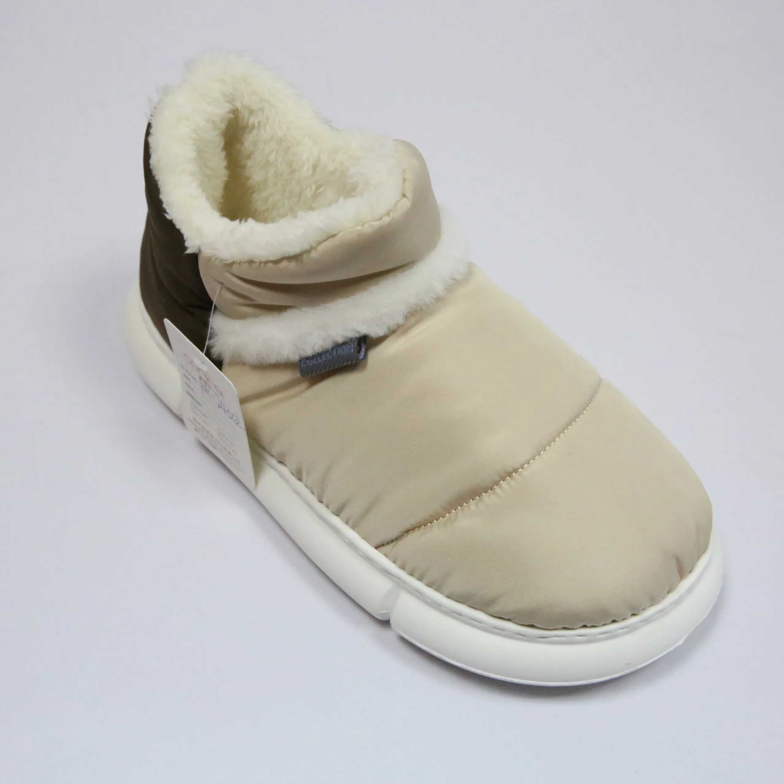 CORIFEI 2024 winter raincoat upper Cony hair house boot slipper for women