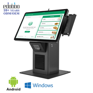 High-Performance 21.5 Inch Windows POS Kiosk Self-Service Payment System for PC Mac Self-Ordering POS for Retail Hospitality