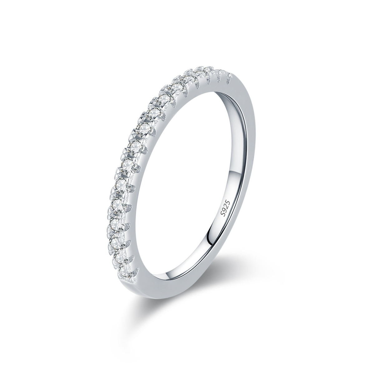 bague éternité classique en argent