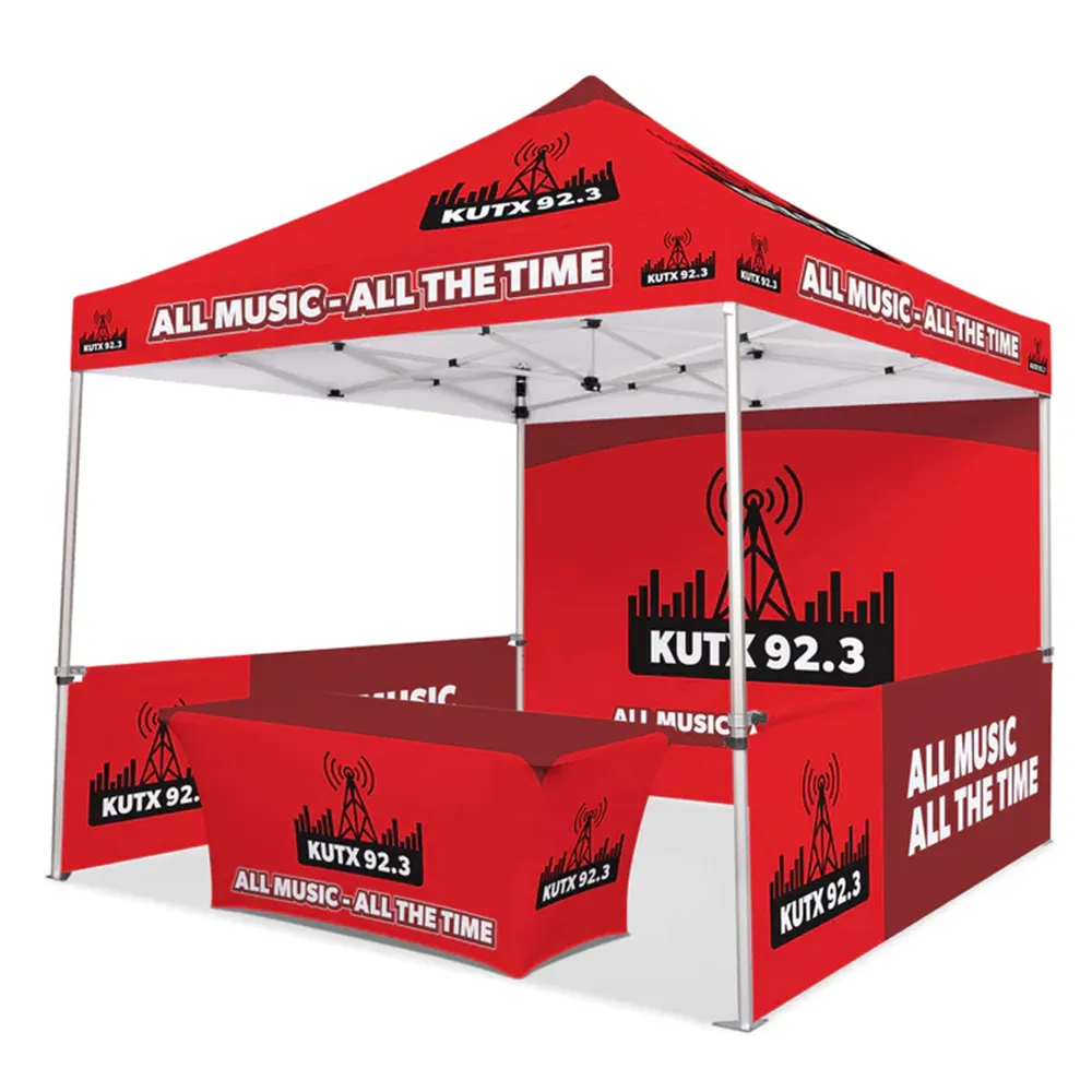 2024 nuovo design stampa personalizzata tendone gazebo 10x10 tenda trade fiera tenda struttura in acciaio Display a baldacchino a buon mercato al pop up tenda