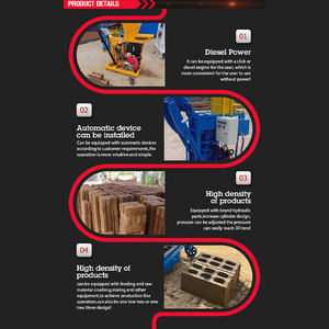Manual de enclavamiento semiautomático Hourdis pavimentadora inteligente hueco cemento bloque de hormigón que hace la máquina para bloques de hormigón - Product Image 4