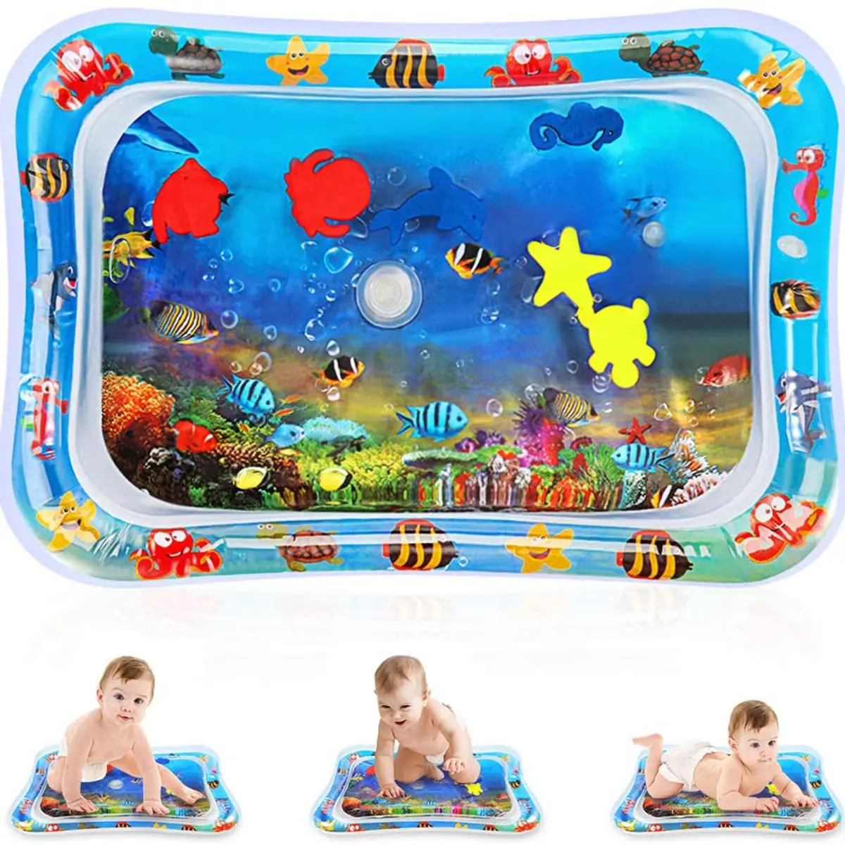 Baby Kids Water Play Mat neonati gonfiabili Tummy Time Playmat giocattoli per bambini estate piscina piscina gioco Cool Carpet Toy