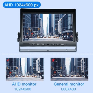 XYD 10 pulgadas TFT LCD Quad Split Monitor de pantalla 4K pantalla Smart Tv coche reposacabezas Android Monitor Universal 128GB Usb, tarjeta SD CN;GUA