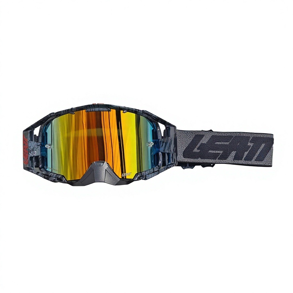 Flower black frame red-65 double anti-fog
