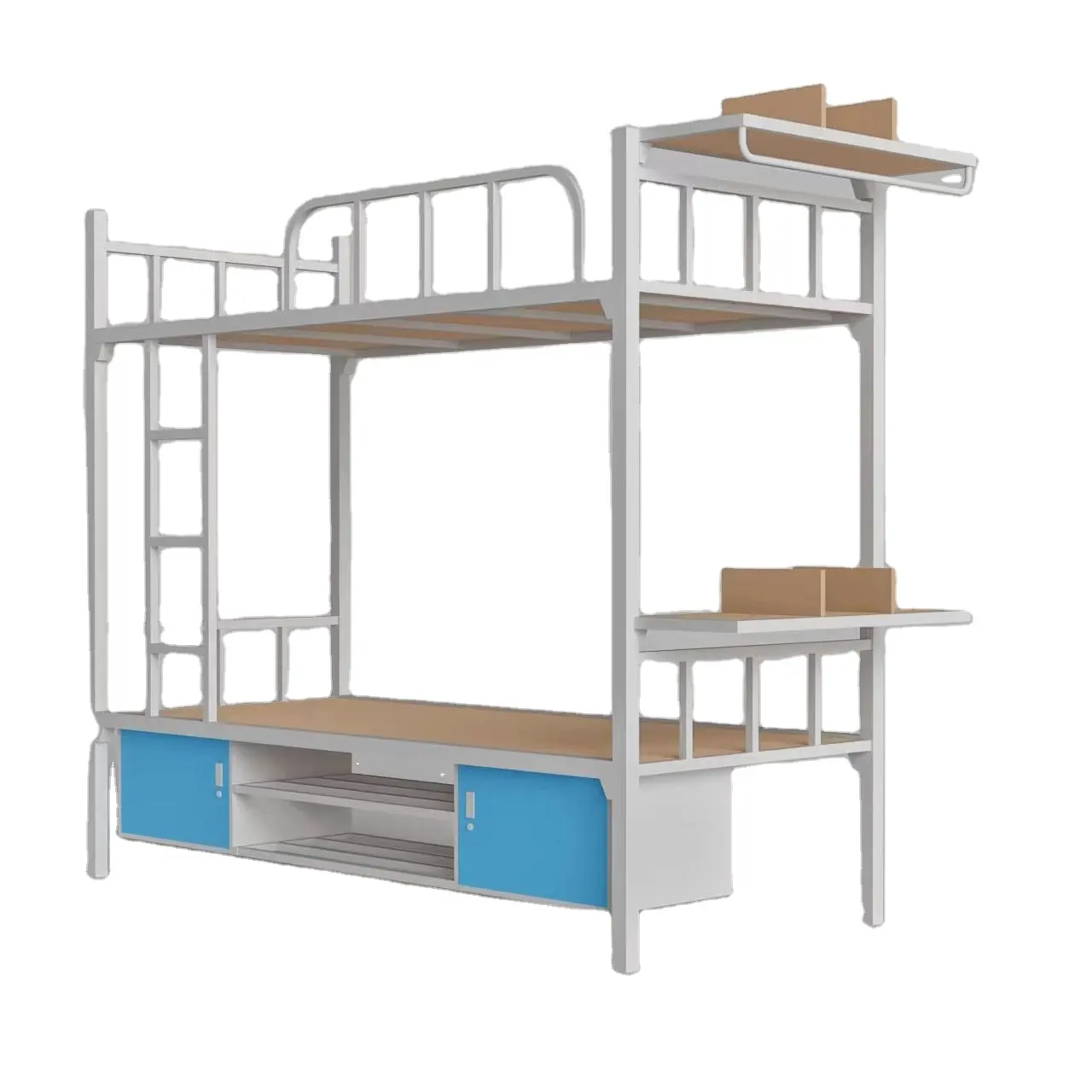 Wholesale Student Dormitory Metal Double Bunk Beds School Furniture