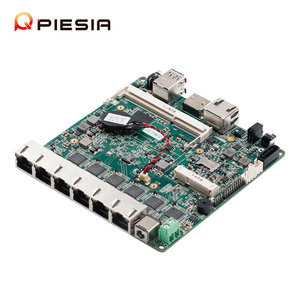 Piesia Cheap 6*LAN <strong>Intel</strong> I225 Firewall J1900 E3845 Mainboard <strong>DDR3</strong> 8GB Industrial PC Nano ITX Pfsense Server Router Motherboard - Product Image 1