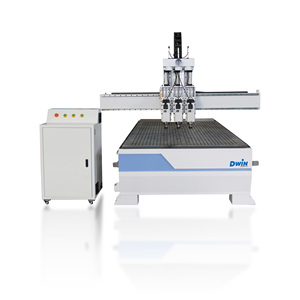 Enrutador CNC 1325 de cabezales múltiples, máquina enrutadora de madera de 3 husillos para la fabricación de muebles de madera y relieve 3D - Product Image 3