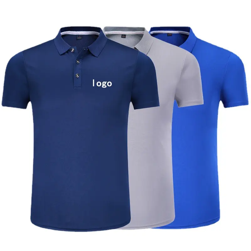 Magliette da Golf in poliestere bianco a sublimazione magliette semplici Logo personalizzato Polo T Shirt stampa Plus Size Polo da uomo per uomo