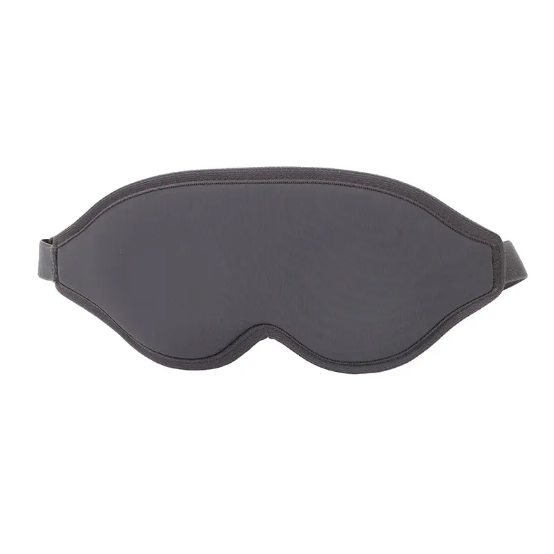 بيع بالجملة قسط الساتان الأسود الحرير Eyemask العلامة التجارية الفاخرة 3D أسود العين الوجه النوم لافندر مجموعة الحرير شعار مخصص