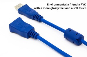 Direto de fábrica USB para tipo A Cabo de extensão USB 2.0 macho para fêmea para transmissão de dados e carregamento