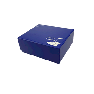 Özel gümüş Logo hediye ambalaj kutusu üst ve alt sert karton kutu Premium cüzdan ambalaj kutusu - Product Image 2