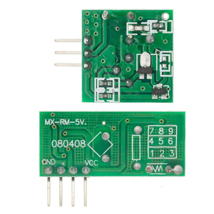 433 Mhz <strong>RF</strong> <strong>Transmitter</strong> and <strong>Receiver</strong> Module Link Kit <strong>for</strong> ARM/MCU WL DIY 315MHZ/433MHZ Wireless Remote Control Diy Kit - Product Image 3