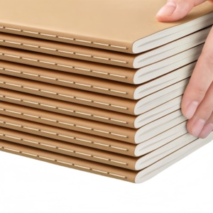 Cuadernos de papel de tapa dura Bloc de notas Impreso Cubierta suave Diario Escritura Memo Paper A5 A6 Libro de composición personalizado Estudiante forrado - Product Image 2