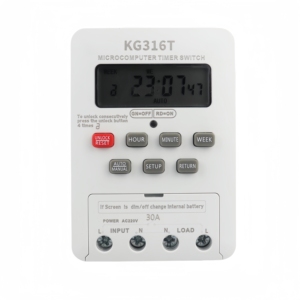 Interruttore Timer digitale del Microcomputer KG316T automatico di controllo del tempo della luce stradale 16 set 30A Max. Corrente 240V a batteria - Product Image 2