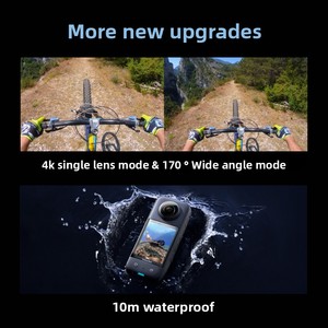 Insta360 X3スポーツパノラマHDオートバイライディングカメラ360アンチシェイクタッチスクリーンビデオ録画防水カメラ - Product Image 4