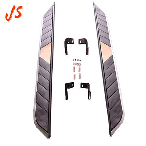 LEXUSNX用のファクトリーダイレクトスタイルの黒と銀のサイドステップランニングボード - Product Image 1