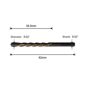 Tongyu 3/16 מדריך נקודת גבס לחתוך את 5/32 zip קצת נתב 1/8 1/4 hss עבור ספירלה ראה סיבוב כלי חיתוך sheetrock חיתוך sheetrock - Product Image 5