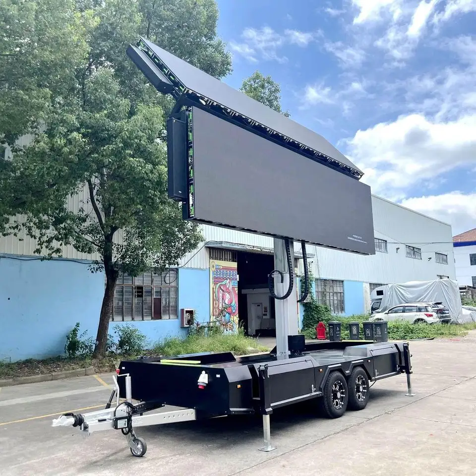 Hd P3.91 pannelli luminosi a led schermo esterno schermo display a led pubblicità per camion mobile display a noleggio