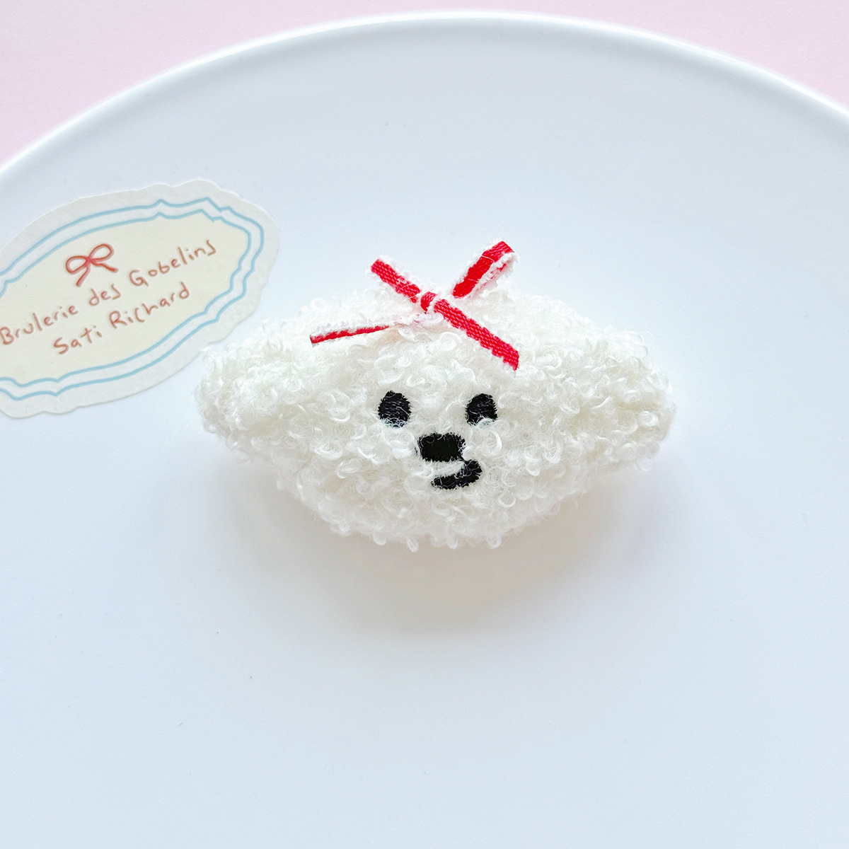 Plush puppy 62*34mm