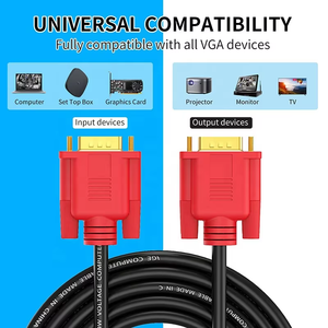 Wholesale VGA 3+5 Cable High Speed OD5.8 Cable <strong>Computer</strong> Monitor <strong>Data</strong> Transmission Signal VGA Cable 1080P Desktop Projector - Product Image 6
